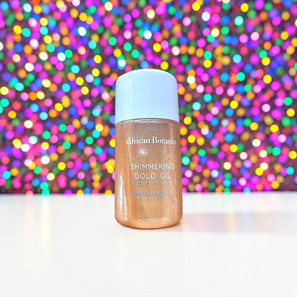 AFRICAN BOTANICS Shimmering Gold Oil 2.0 fl oz New Without Box & Sealed RV $65